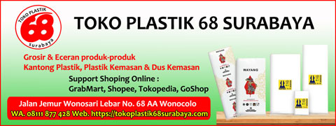 maps Toko Plastik 68 Surabaya